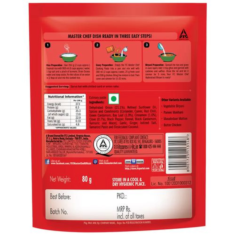 ITC Master Chef Masaledaar Mutton Cooking Paste - Ready To Cook, 80 g-2.webp